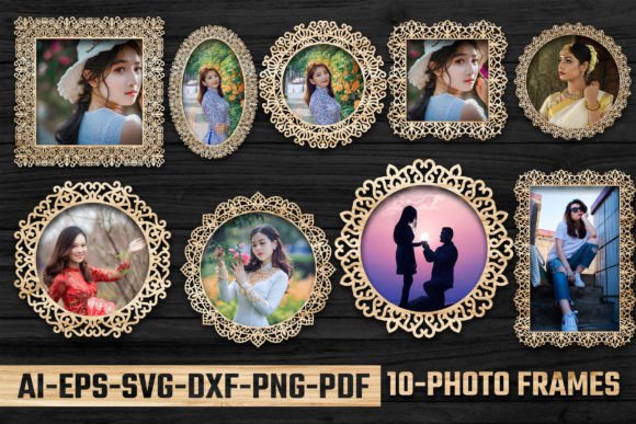 Download Mirror Frame Svg Bundle, Photo Frames 01 - Frame svg Collection