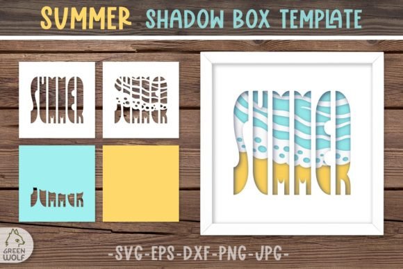 Download Summer Shadow Box Svg 3d Layered Art - Summer shadow box Collection