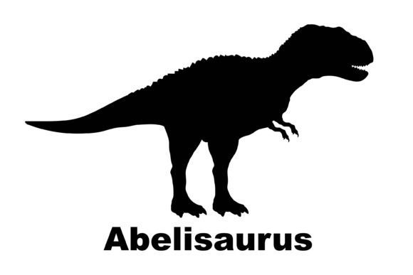 Download Abelisaurus Dragon Silhouette SVG Vector - Dragon silhouette svg Collection