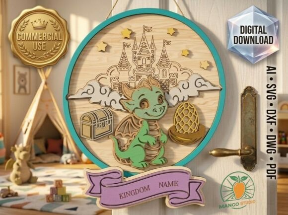 Download Dragon Castle Layered Mandala - Premium Resources