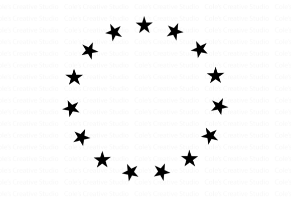 Download Star Wreath Circle Frame Svg - Frame svg Collection