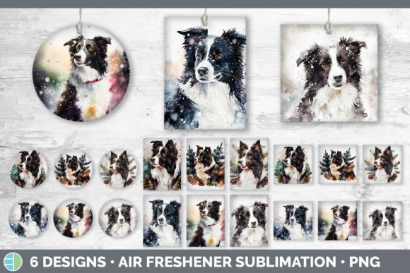 Download Snowy Border Collie Air Freshener | Subl - Snowy Collection