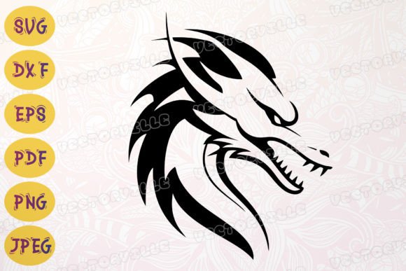 Download Dragon Silhouette SVG Black and White - Dragon silhouette svg Collection