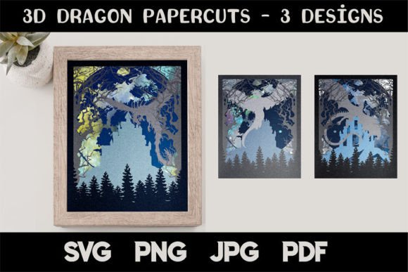 Download 3D Dragon SVG Bundle - Premium Resources